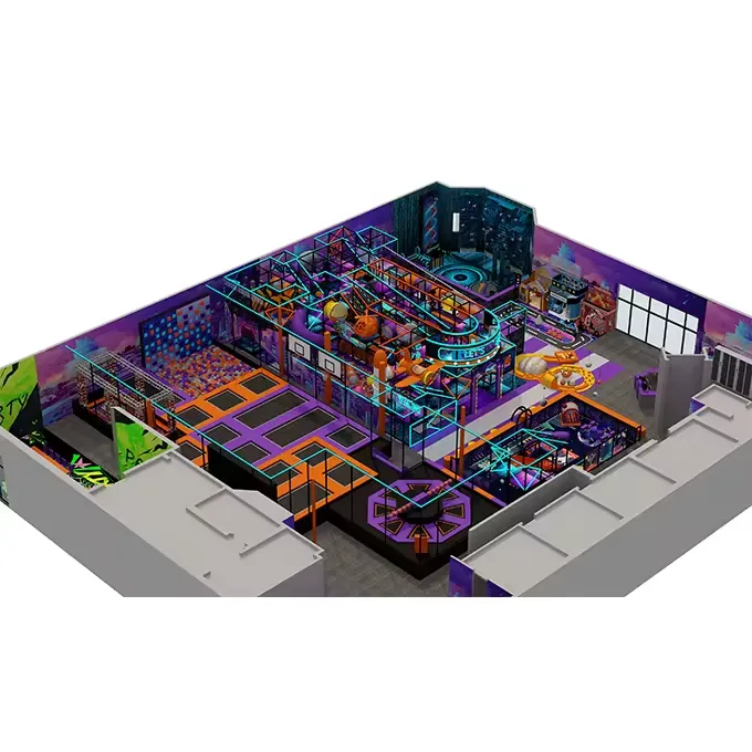 3D lavirinti i soft play konstrukcije za igraonice — primer